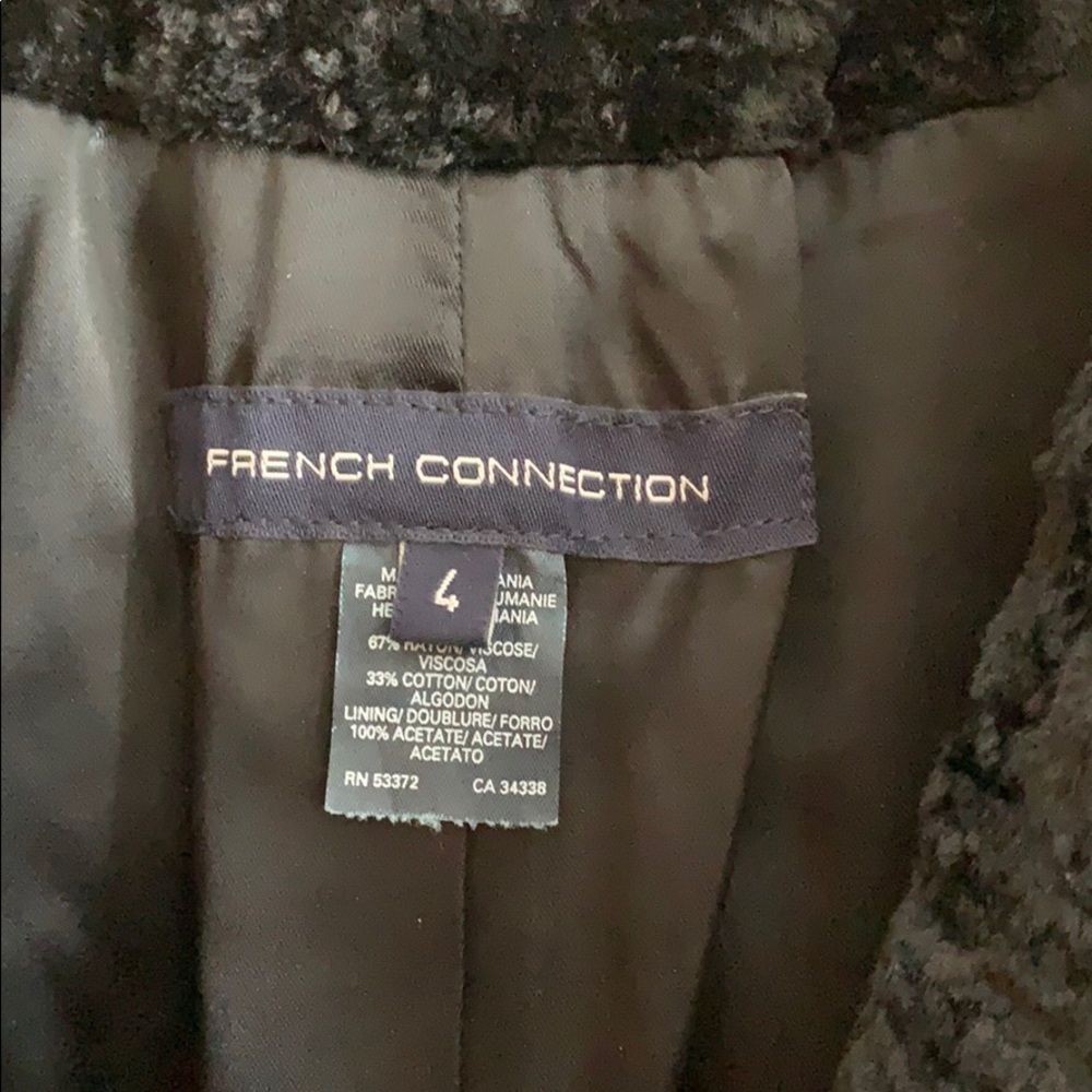 French Connection Velvet Textured Jacket - Picture 3 of 6